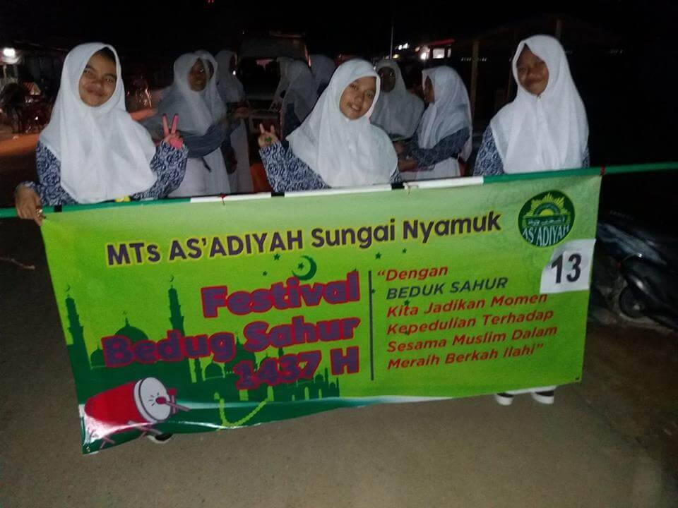 Di Festival Bedug Sahur MTs As'adiyah Meraih Juara