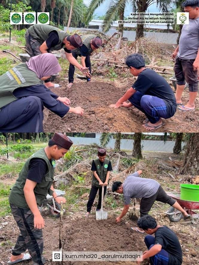 Posko 10 Darul Muttaqin As'adiyah Landongi Jalankan Proker Ekoteologi, Ajak Santri Peduli Lingkungan