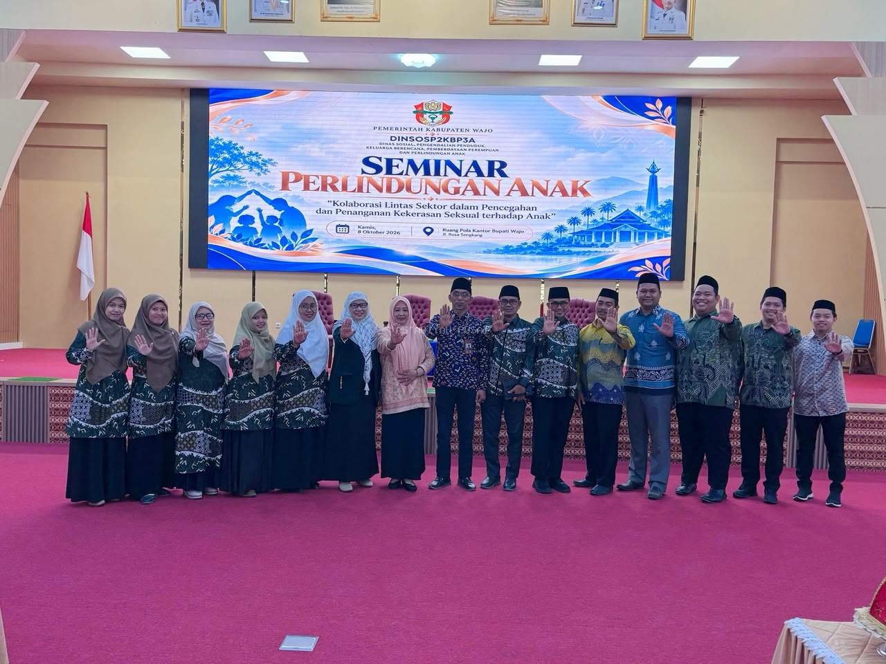 As’adiyah All Out Ikuti Seminar Perlindungan Anak di Wajo