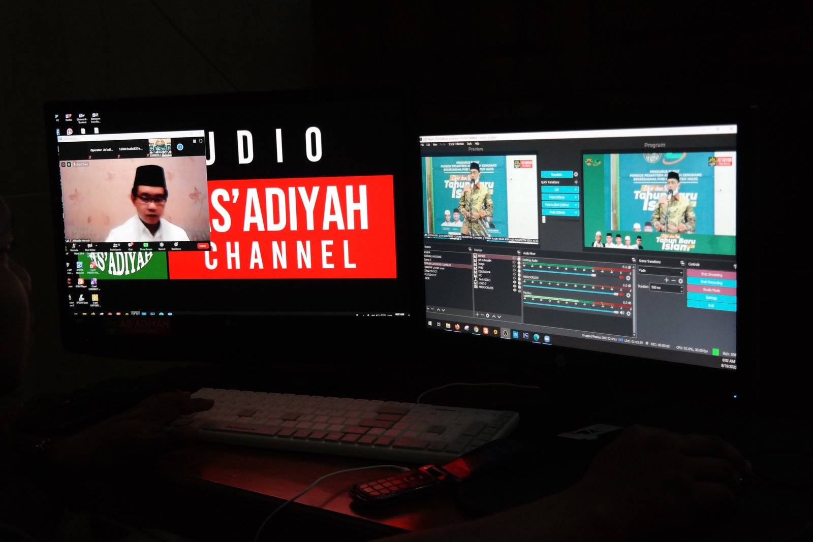 Tahun Baru Islam, PP As'adiyah dan PHBI Menggar Zikir dan D'oa Secara Virtual