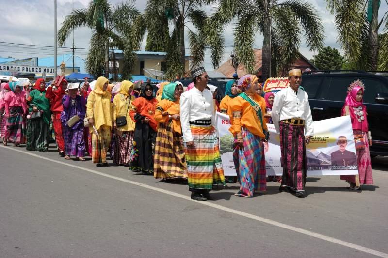 Ribuan Peserta Fa' Lipa Sabbe Ramaikan Hari Jadi Wajo Ke 619