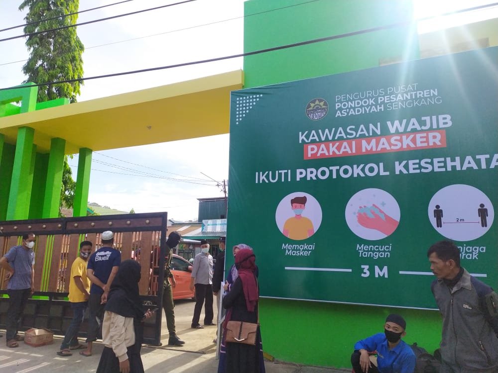 Awal Tahun 2021 Sebahagian Santri As'adiyah Kembali Mondok