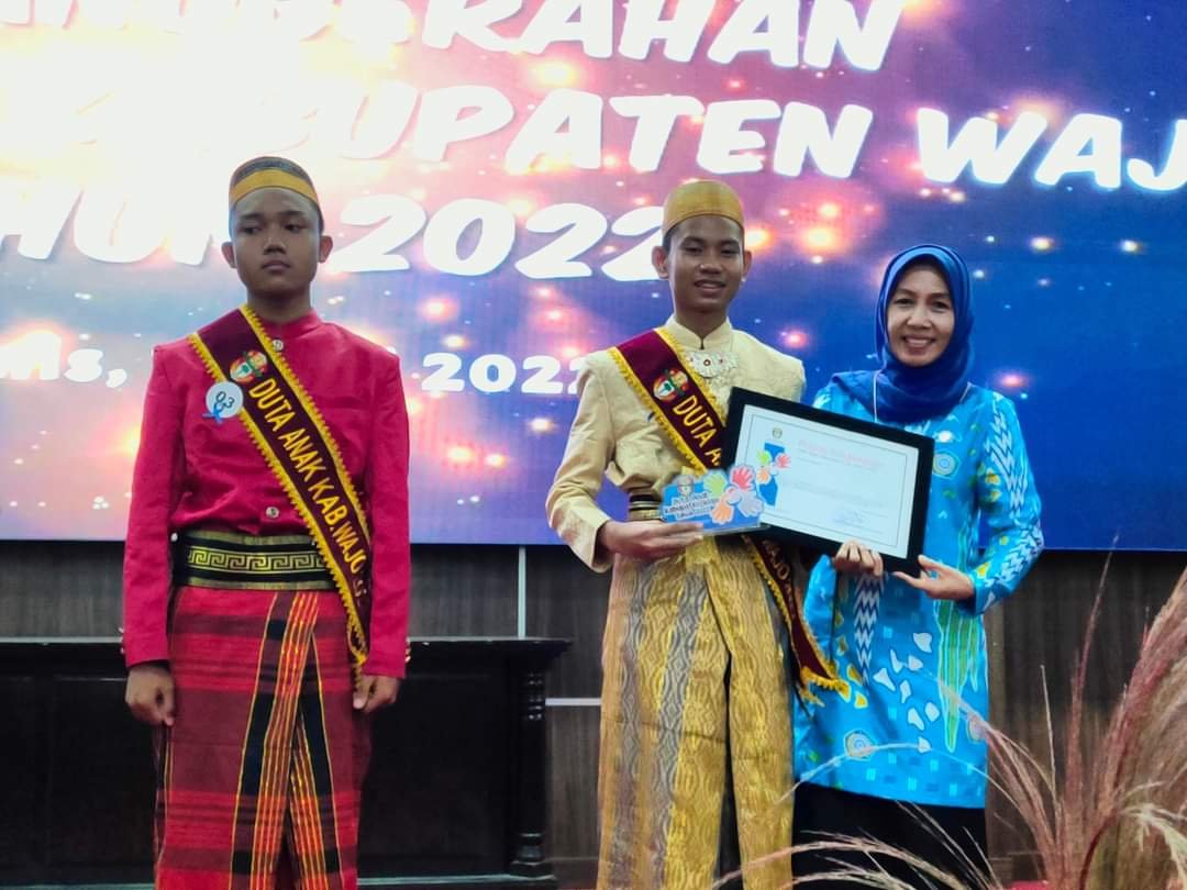 Santri As'adiyah Kembali Terpilih Sebagai Duta Anak Kab. Wajo