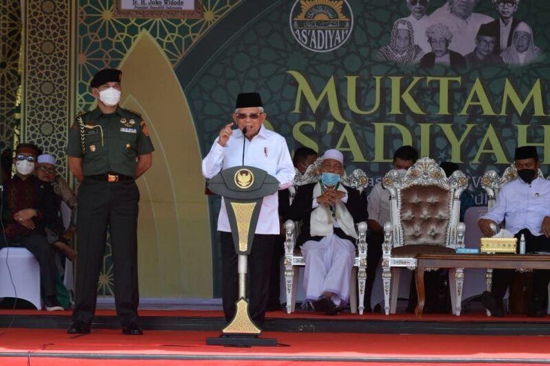 Wapres KH. Ma'ruf Amin Resmikan Muktamar ke-XV Pondok Pesantren As'adiyah tahun 2022