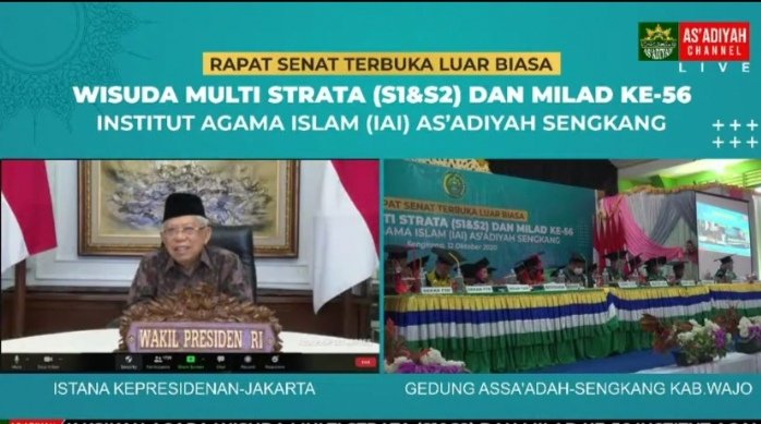 Wapres  harap Santri As'adiyah Kuasai Teknologi Sebagai Alat Dakwah Masa Kini