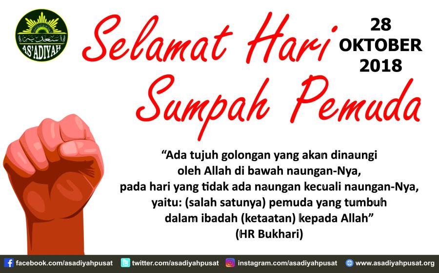 Selamat Hari Sumpah Pemudah 28 Oktober 2018