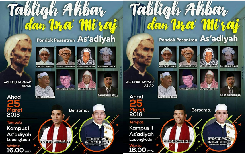 Ribuan Jamaah Ditaksirkan Hadiri Peringatan Isra Mi'raj As'adiyah