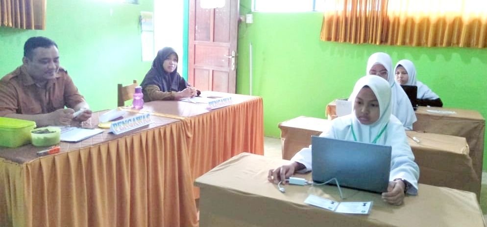 MTs Puteri 2 Gelar Simulasi  UAMBN-BK Tahap Ke 2