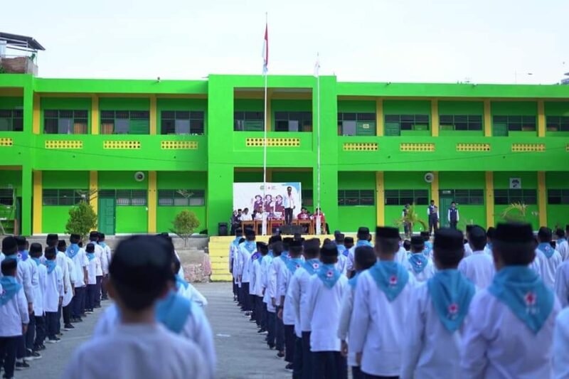 Harmoni Solidaritas: Jejak Langkah Ekstrakulikuler PMR di Diklatsar MTs As'adiyah Putra Pust Sengkang